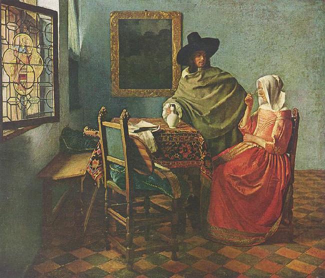 The Wine Glass, Johannes Vermeer